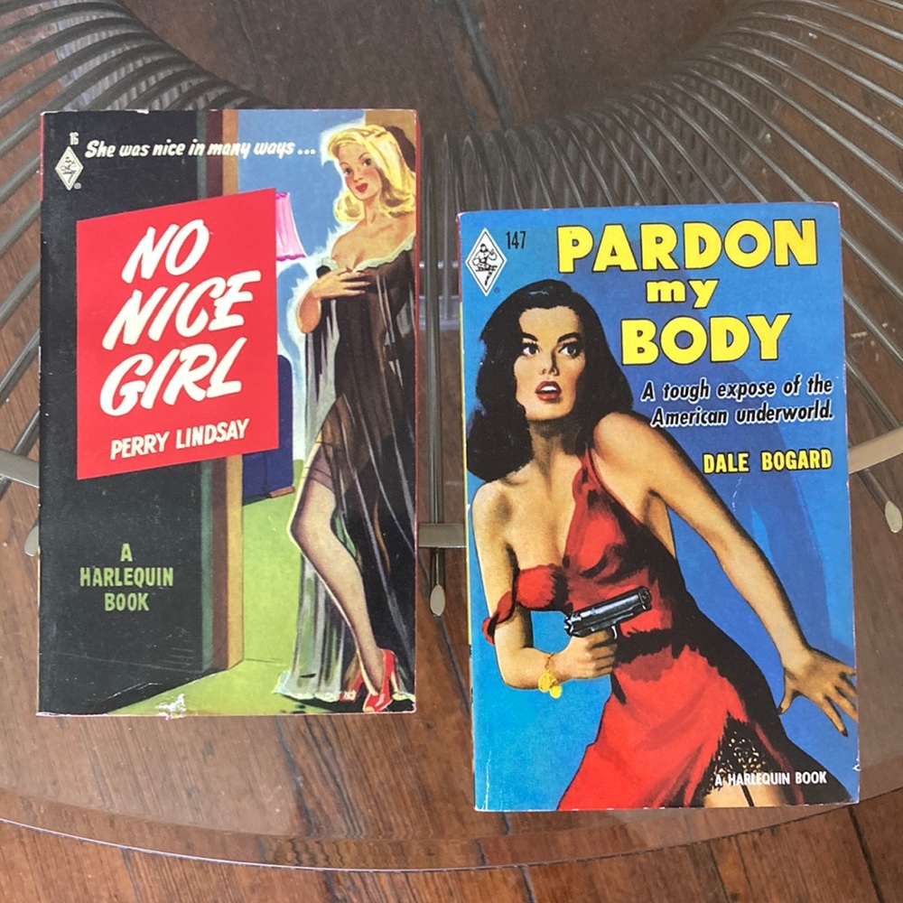 Harlequin Vintage Collection 2009 reissue of two pulp romance novels